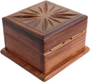 TOSQP27 Secret Box Brainteaser Puzzle Case Wooden Trick Opening Storage Organiser Unique Artisan Gifts Her, Girlfriend, Men — 4
