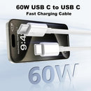LDHTY USB C to USB C Cable, 60W [3FT+6FT] USBC Fast Charging Cord, 2-Pack 2