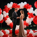 Red Balloon 110pcs, Red Latex Balloons12 inch for Birthday Valentine's Day Wedding(with 2 Ribbons). | 12inch(normal) | A29-red — 4