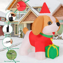 COMIN 5FT Christmas Inflatables Cavalier King Charles Puppy Yard LEDs Decor — 5
