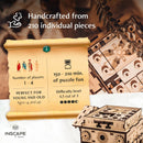 Caesar´s Riches Puzzle Box - Wooden Escape Room in A Box for Adults - Mind Puzzles - Puzzle Boxes with Hidden Compartments - Birthday Gift Gadget for Men and Women — 2