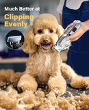 oneisall Dog Grooming Kit for Thick/Matted Hair with Stainless Steel Blade
