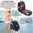 SHRRADOO Large Travel Laptop Backpack for Women, Work College Backpacks | Purple | Travel Backpacks — 5