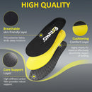 Estinko Carbon Fiber Performance Insoles - Customized Athletic Inserts for Basketball, Volleyball, Racquet Sports, Running & More, Shock Absorption (Men's 9.5-10/Women's 11.5-12, 11.18") — 2