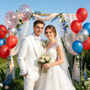 100pcs Red Confetti Balloons 12 Inch Clear Balloon with Red Confetti Inside — 7
