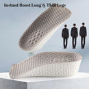 Height Increase Insoles for Men and Women, Foot Arch Contour Shoes Lifts for Men Orthopedic Heel Lift Cushion Gel Leg Discrepancy Balancer (Grey,3 Pairs - 1.5cm 2.5cm 3.5cm) (Grey) — 6