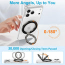 MagSafe Phone Ring Holder, 360° Rotation Magnetic Phone Grip Kickstand photo 2
