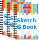 6" x 9" Sketch Pad for Kids, 3-Pack 50 Sheets Sketch Book Drawing Pad | 6" x 9"(Pack of 3) — 1
