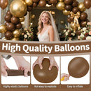 Brown Balloon Arch Kit 111Pcs 18 12 5 Inch Latex Party Balloons Garland for Birthday Baby Shower Wedding Engagement Anniversary Christmas Party Decorations — 3