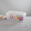 Sterilite Rectangular Large FlipTop, Clear Plastic Storage Box, 6-Pack — 4