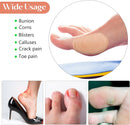 Nuanchu 60 Pcs Bunion Cushions Self-Adhesive Bunion Pads, Skin Color, L — 3