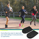 Dr. Shoesert 3 Layers Adjustable Orthopedic Heel Wedge Inserts, Supination & Pronation Correction Insoles for Bow Legs, Knee Pain, Foot Alignment (Black, Large - Women's 8.5-13|Men's 9-14) — 6