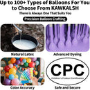 Pink and Purple Balloons, 68PCS 12 Inch Metallic Purple Pink Confetti Latex Balloons with Ribbon, Party Balloons for Girls Birthday Baby Shower Wedding Party Decorations | Pink Purple — 3