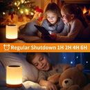 OORUN Touch Bedside Table Lamp,13 RGB Colors & 5 Brightness, USB Rechargeable Desk Lamp, Remote Control Dimmable… — 6