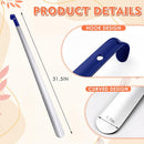 Geelin Extra Long Metal Shoe Horn 31.5 Inch 2-Pack | Silver and Blue — 2