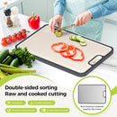 Titanium Cutting Board Double Sided Food Grade, Pure Titanium/PP for Kitchen, Cutting Board Easy to… — 2