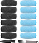 12 Pack Replacement Rollers for Amope Pedi Refills Electronic Perfect Foot File-(6 Extra Coarse& 6 Regular Coarse) — 1