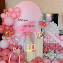 134Pcs Retro Rose Red Balloons Different Sizes 5 10 12 18 Inch Retro Rose Red Latex Balloon for Birthday Wedding Baby Shower. — 6