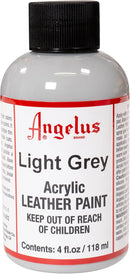 Angelus Acrylic Leather Paint-4 Oz.-Light Grey — 1