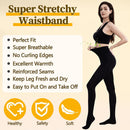 15-20 mmHg Medical Graduated Compression Pantyhose for Women Men | 3X-Large | Black — 3