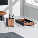 UPERGO Desk Organizer Tray Pen and Pencil Holder Set — 6