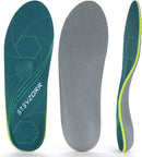 STSVZORR 220 lbs+ High Arch Support Insert Metatarsal Pad Pain Relief Men Women Plantar Fasciitis Insole Orthotic Flat Feet Heel Spur Comfort Standing All Day, Work Boots Shoe Insole - Armygreen — 7