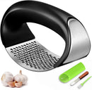 Garlic Press Rocker, Stainless Steel Garlic Mincer Crusher Professional Kitchen Gadgets Garlic Chopper with… — 1