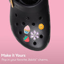 Crocs Unisex Adult Classic Metallic Buckle Clogs – Metallic Black — 3