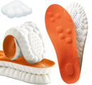 2 Pairs Steppers Insoles for Men Women, Cloud Like Massage Insole, Men's Comfortble Steppers Shoe Insoles Inserts, Breathable Memory Foam with Arch Surpport (Orange, Men 10-10.5/Women 11.5-12) - Men 11-11.5/Women 12.5-13 — 1