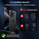 CACOE Metal Camera Lens Protector for iPhone 14/16 Pro/Pro Max Cover photo 2