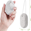 2PCS Natural Pumice Stone, Asqraqo Lava Pedicure Tools Hard Skin Callus Remover for Feet and Hands - Foot File Exfoliation to Remove Dead Skin, and Callusess — 2