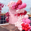 PartyWoo Hot Pink Balloon Arch Kit 142pcs Different Sizes 18 12 10 5 Inch | Pink-3301 — 5
