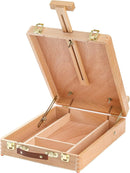 DEAYOU Wood Tabletop Easel Storage Box, Beechwood Portable Sketchbox for Painting, Adjustable Wooden Desktop Drawing Easel Case for Art Supplies, Painters, Adult, Student, Artist, Beginner — 3