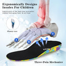 Kids Orthotic Cushioning Arch Support Shoe Insoles, Children EVA Foam Inserts for Flat Feet, Plantar Fasciitis Size 6 - Camo Black — 4