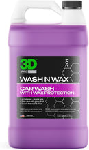 3D Wash N Wax Car Wash Soap - pH Balanced, Easy Rinse, Scratch Free Soap with…