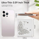 KITEVIUN Small RFID Wallet Women Ultra Thin Slim Womens Wallet Mini Compact Bifold - White — 2