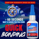 20g Thick Super Glue 3000 CPS - Clear CA Cyanoacrylate Glue — 2