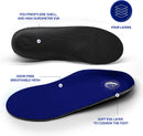 Pure Stride Bold Professional Full Length Orthotics -Shoe Support for Metatarsals, High Arch, Flat Feet - Pain Relief for Plantar Fasciitis, Arch, Heel - 1 Pair, Men 10-10.5/Women 12-12.5, Bold Blue — 2
