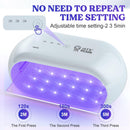 LET'S RESIN Two-Sided 36-LED UV Resin Light, 2/3/5-Min Timer, Gray Green — 4