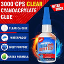 20g Thick Super Glue 3000 CPS - Clear CA Cyanoacrylate Glue — 3