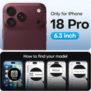 TAURI 2 Pack for iPhone 18 Pro Screen Protector, 1-Step Install photo 2