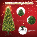 COSTWAY 4 FT Pre-lit Christmas Tree, Artificial Holiday Xmas Tree — 3