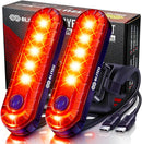 BLITZU Bike Tail Light, 2 Pack USB-C Rechargeable LED Bicycle Rear Lights — 1
