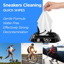 Shoe wipes 2 Pack 60 Pcs Sneaker Wipes Cleaner Quick Wipes Travel Portable Removes Dirt, Stains — 2