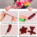 Burgundy Long Balloons Premium 260 Twisting Balloons Animals Magic for Birthday Kids Wedding Party Supply 100pcs — 5