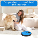 Grevosea Dog Nail Scratch Board, 3 in 1 Dog Scratch Board Rotatable Round Pad for Nails with Treat Box Dogs Nail File Toy Scratching Boards for Dogs Shorten Dog’s Side Nails Easier — 6