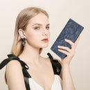FALAN MULE Ultra Slim Thin Wallet for Women Bifold Leather RFID Blocking Designer Credit Card Holder — 3