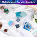 KISREL 18OZ Epoxy Resin Kit for Beginner, Resin Kit with Molds and Supplies — 3