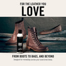 Frye Leather Conditioner – 6oz - Non-Toxic Leather Care Made in the USA | Restores & Softens Leather - Shoes, Boots, Jackets, Handbags, Purses & More — 3