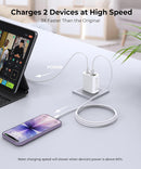 [2-Pack] 40W USB C Charger Cube Fast Charging Block Multiport Wall Plug photo 3